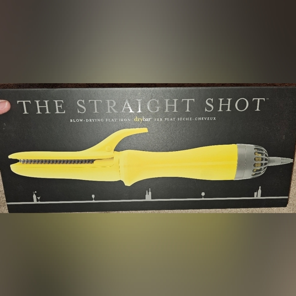 The Stright Shot Blow-Drying Flat Iron Dry Bar Brand New In Box+2 Warrenty $203